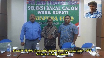 Daniel Mebri Terpilih Jadi Bacawabup Jayapura Emas