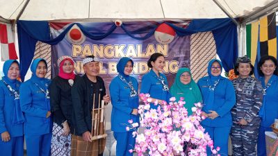 Komandan Lanal Bandung Hadiri Panen Raya TNI AL Serentak dan Pameran UMKM di Lampung