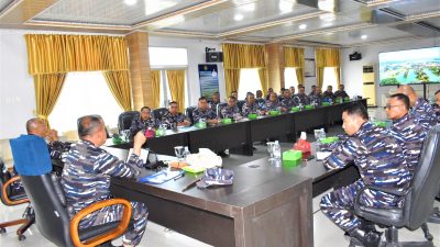 Danlantamal I Hadiri Pengarahan Pangkoarmada I Kepada Komandan KRI, KAL, serta Patkamla Jajaran Lantamal I