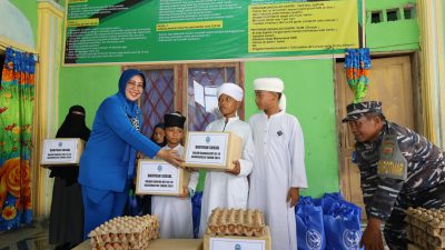 Sambut HUT Ke-78 Jalasenastri Tahun 2024, Jalasenastri Korcab I DJA I Laksanakan Bakti Sosial di Pondok Pesantren Tahfiz Qur’an Darul Mukhlisin