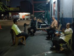 Padal Dan Patroli Unit Sabhara Sambangi Ruko Blok F Pasar Tanah Abang.