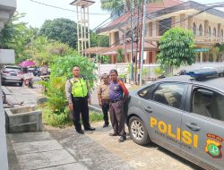 Pengamanan Kegiatan Ibadah Di Gereja Simalungun.