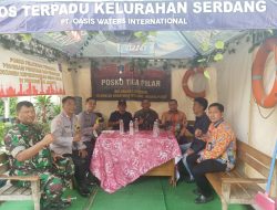 Bhabinkamtibmas Kelurahan Serdang Melakukan Kegiatan Sambang dan Patroli Dialogis