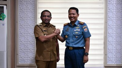Danlanal Sabang Siap Berkolaborasi Dengan Pj. Walikota Wujudkan Kota Sabang yang Aman, Damai dan Sejahtera