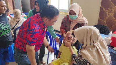 Ketua RW.03 Tubagus Sidik Permana :  Semoga berkat PIN Polio ini dapat mencegah bahaya penyakit polio terhadap anak kita