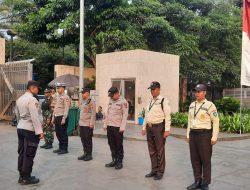 Polsek Sawah Besar Melakukan Antisipasi Parkir Liar bersama Tiga Pilar