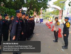 Polsek Kemayoran Melakukan Pengamanan Acara Music Di Jiexpo Kemayoran Jakarta Pusat