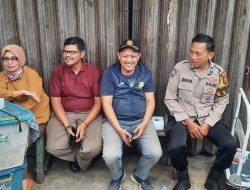 Ciptakan Kamtibmas, Bhabinkamtibmas Kelurahan Kebon Melati Kumpul Bareng Warga
