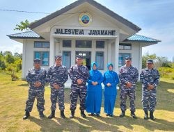 Danlanal Simeulue Laksanakan Kunjungan Kerja dan Tinjau Kesiapan Patkamla Pulau Minca