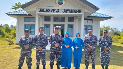 Danlanal Simeulue Laksanakan Kunjungan Kerja dan Tinjau Kesiapan Patkamla Pulau Minca
