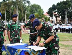 Cegah Terjadinya Pencaloan, Danlanal Sabang Laksanakan Upacara Penandatanganan Pakta Integritas