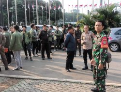 Patroli 1051 Dan 1053 Polsek Metro Tanah Abang Patroli Sore Hari Dan Monitoring Kegiatan PPKNI Dari UPN Di Tenis Indoor Senayan