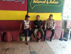 Bhabinkamtibmas Cempaka Putih Timur Berikan Imbauan Kamtibmas