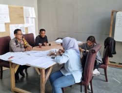 Bhabinkamtibmas Kelurahan Karet Tengsin Sambangi Kantor DART