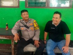 Sambang Kamtibmas Aiptu Ujang Bersama Ketua LMK RW. 09 Kelurahan Kebon Sirih