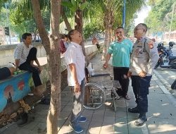 Patroli Wilayah Aiptu Yuswanto Sampaikan Imbauan Kamtibmas