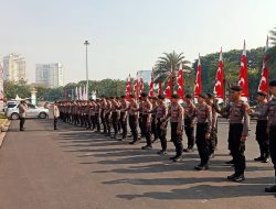 Iptu Agusni Pimpin Apel Pengamanan Rencana Aksi Unjuk Rasa di Wilayah Hukum Gambir
