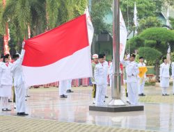 Kapolres Jakarta Utara Hadiri Upacara HUT RI ke 79 di Kantor Walikota Jakarta Utara