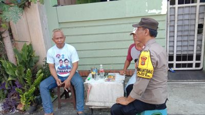 Patroli Dialogis Bhabinkamtibmas Galur Sambang Ke Tokoh Masyarakat dan Warga