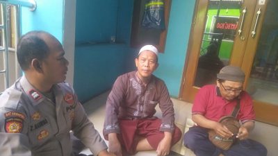 Patroli Dialogis Kapolsubsektor Galur, Sambang Pengurus Masjid Uswatun Hasanah