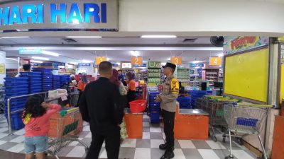 Deteksi Dini Gangguan Kamtibmas, Aipda Zaenal Sambangi Swalayan