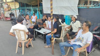 Cegah Gangguan Kamtibmas, Binmas Duri Pulo Laksanakan Patroli dan Sambangi Warga