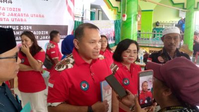 Kolaborasi IPKI bersama Yayasan Amazing New Beginning, LSM Harimau Jakarta Utara dan DKN Masjid ALFA’IDZIN Gelar Pengobatan Gratis