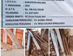 Diduga Proyek Rehabilitasi Rumah Dinas CEPOKOMULYO Dikerjakan Amburadul