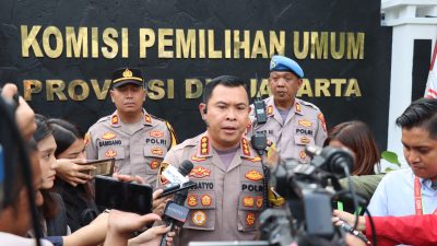 1.291 Personil Polri, Siap Amankan Pendaftaran Paslon Gubernur dan Wagub DKI Jakarta di KPU Provinsi DKI Jakarta