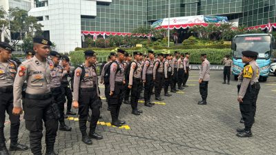Antisipasi Rencana Aksi Unjuk Rasa, 131 Personil Gabungan Lakukan Pengamanan di Sapta Pesona