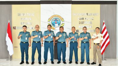 LANTAMAL I TERIMA KUNJUNGAN TIM PENGAWASAN DAN PENGENDALIAN REKRUTMEN PRAJURIT TNI AL DAN SOSIALISASI PENGADAAN CALON ASN TA. 2024 DARI SPERSAL