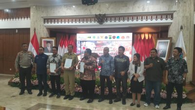 Walikota Jakarta Utara Tandatangani Dokumen Kesepakatan Bersama Transportasi Dari dan Ke Pelabuhan