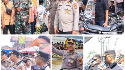 Kapolres Kuansing Hadiri Hari Kedua Event Nasional Pacu Jalur Tradisional 2024 di Teluk Kuantan