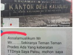 Dugaan Kuat Manipulasi Data Dan Pemalsuan Tanda Tangan Oleh Oknum Bendahara Desa