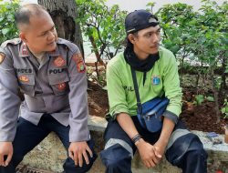 Patroli Pagi Hari 1052 Samapta Polsek Metro Tanah Abang Sambangi Petugas Pertamanan Di Depan Gedung Intiland