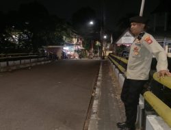 Patroli Aipda Herlyn Menjelang Pagi Rawan Tawuran Antar Warga Perbatasan Jembatan Kali Pasir