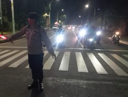 Pengawasan Lintasan Persimpangan Menjelang Malam Hari Jl. Pangeran Diponegoro Menteng