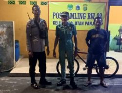 Bhabinkamtibmas Kelurahan Utan Panjang Berikut Melakukan Kegiatan Patroli Dialogis