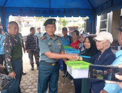 LANAL BINTAN TURUT SERTA BAKSOS DAN BAKKES DALAM RANGKA PERINGATI HUT TNI KE-79 TAHUN 2024