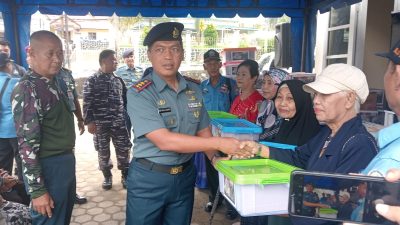 LANAL BINTAN TURUT SERTA BAKSOS DAN BAKKES DALAM RANGKA PERINGATI HUT TNI KE-79 TAHUN 2024