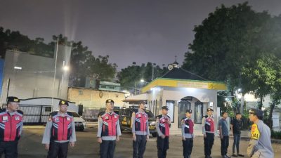 Kanit Intelkam Pimpin Apel Operasi Cipta Kondisi Di Halaman Mapolsek Johar Baru