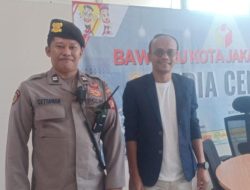 Team Patmor Polsek Metro Menteng Melaksanakan Operasi Mantap Praja Kantor Bawaslu Kota agar Pilkada DKI Jakarta Aman dan Nyaman