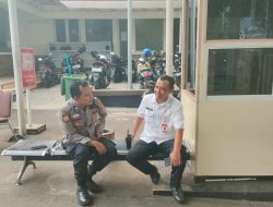Patko 1051 Polsek Metro Tanah Abang Patroli Pagi Hari Dan Berikan Imbauan Kepada Security Gedung Kemenpora RI