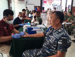 Jelang Hut TNI Ke-79 Tahun 2024, Pangkalan TNI AL Bandung Gelar Bakti Kesehatan