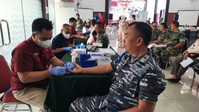 Jelang Hut TNI Ke-79 Tahun 2024, Pangkalan TNI AL Bandung Gelar Bakti Kesehatan