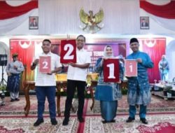Rapat Pleno Terbuka KPU Bengkalis Hasilkan Nomor Urut Kedua Paslon Bupati dan Wakil Bupati Bengkalis