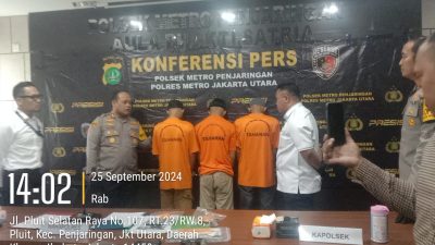 Polisi Tangkap Empat Pelaku Pencurian Motor Bersenjata di PIK