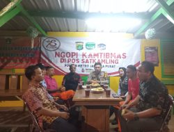 Bahas Kamtibmas Ngopi Kamtibmas Di Pos Satkamling RW 07 Kebon Kacang Jelang Pilkada DKI Jakarta