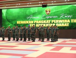 18 Perwira Tinggi TNI AD Resmi Sandang Pangkat Baru