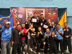 Atlet Pencak Silat PSHT Binaan Satlinlamil 3 Tampil Spektakuler Pada Turnamen Hasanuddin Championship I Tingkat Nasional Dengan Memboyong 11 Medali